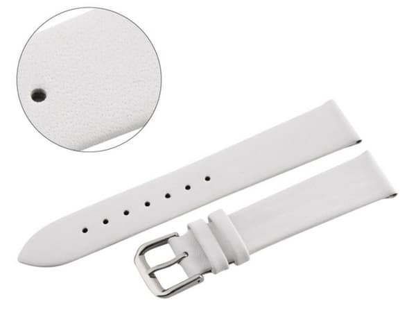 PACIFIC STRAP 20 MM W86 SLÄTT vitt armband, limmat