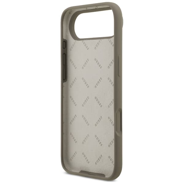 Guess Silikone Stort 4G Script Etui til iPhone Air Brun