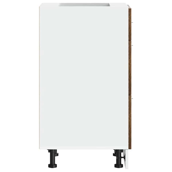 vidaXL underskab røget eg 40x46x81,5 cm limet træ
