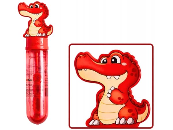 Krokodil såpbubblor flytande FÖR att blåsa bubblor 14cm klassisk