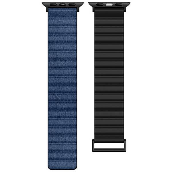 Beline Pro Magnetisk Rem til Apple Watch 42/44/45/49mm Sort/Blå