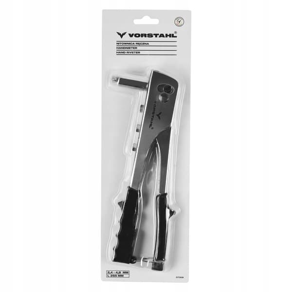 Håndnitte i stål KROM 2,4-4,8mmx255mm Vorstahl