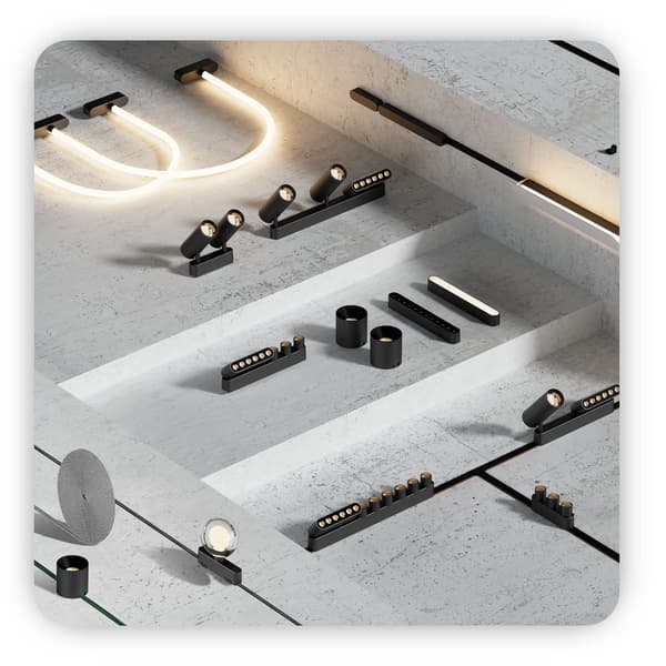 Bluetooth-højttaler til magnetiske skinner SLIM TRACK 24VDC