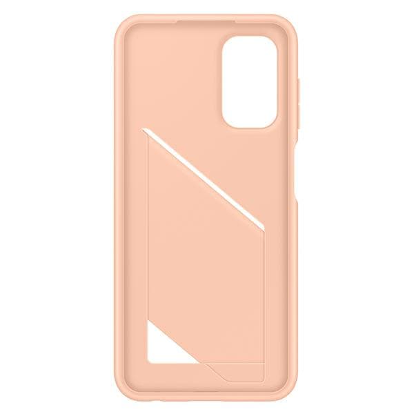 Samsungin korttipaikkakotelo Galaxy A13:lle, persikka