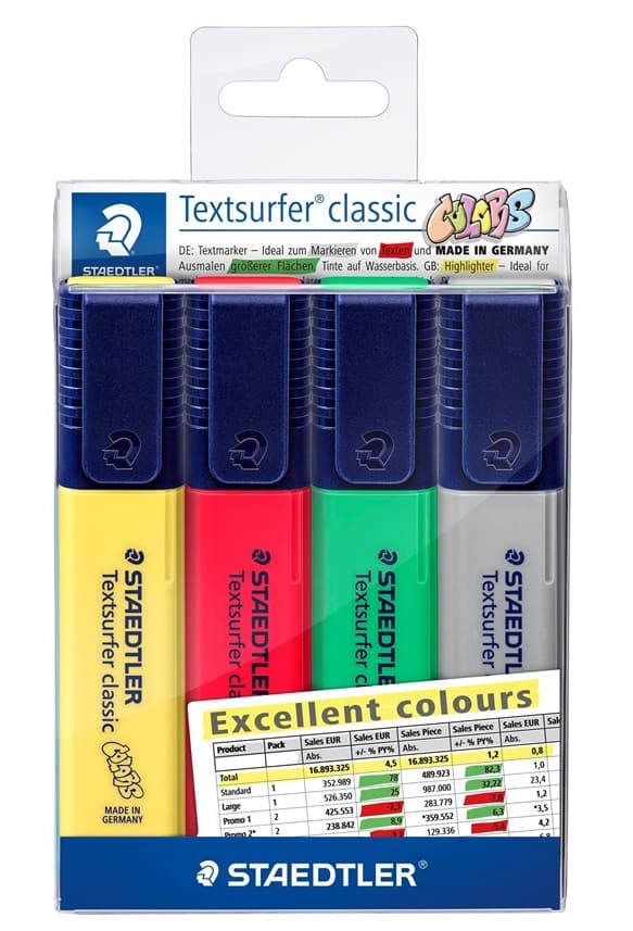 TEXTSURFER KLASSISK EXCELLENT MARKERINGSPENNA (4) 9626