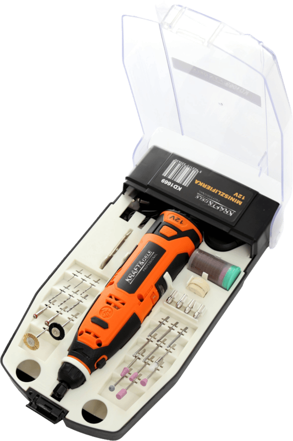 Mini-sliber 12V + tilbehør KD1669
