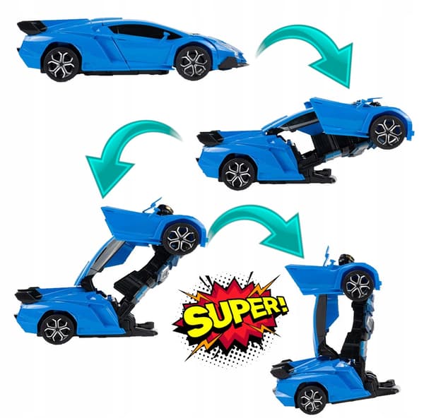 Robot Transformer Mech Team 2in1 -urheiluauto U707