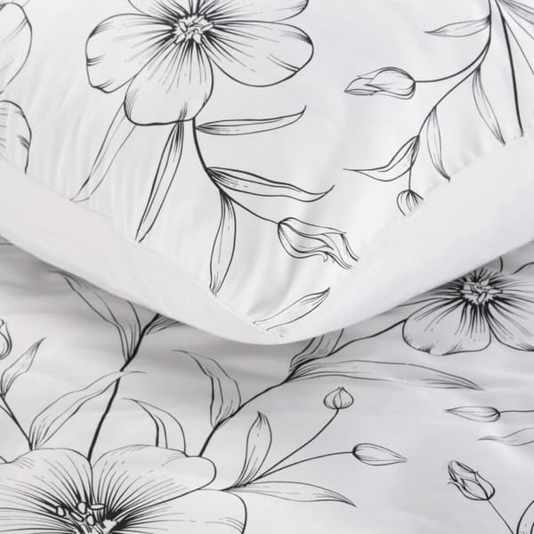 Bäddset SPRING/64 blommor 160x200 cm bomull