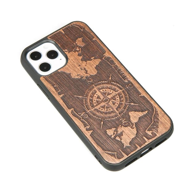 Träskal till iPhone 12 / 12 Pro WIND ROSE MERBAU