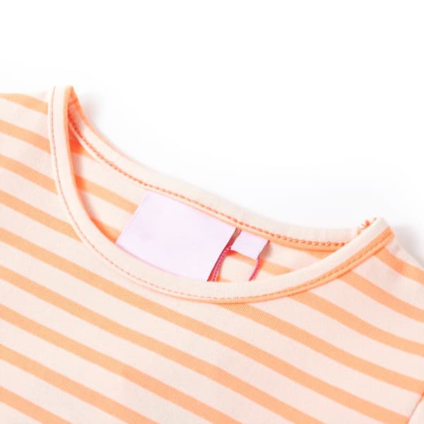 Barn-T-shirt, neonorange, 104
