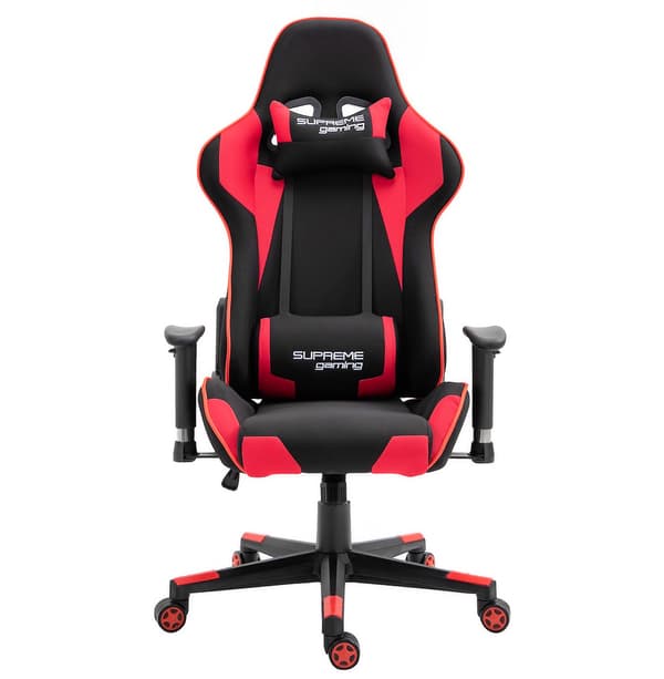 Fåtölj Gaming PlayMaker svart/röd