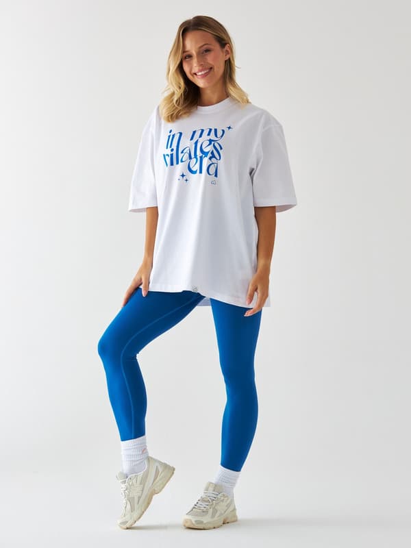 T-shirt i min pilates-æra - Blå