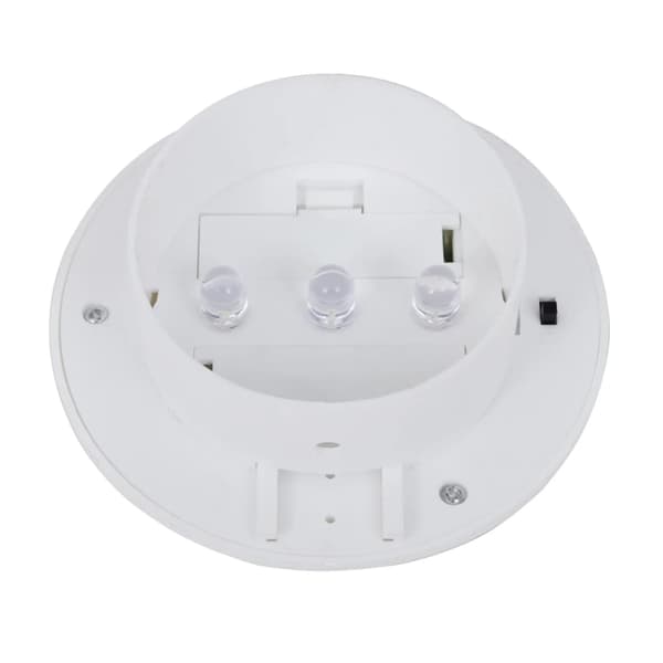 vidaXL solcelledrevne LED-hegnslamper, 12 stk., hvide