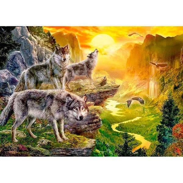 5D timanttimosaiikki - Sudet 40x30cm