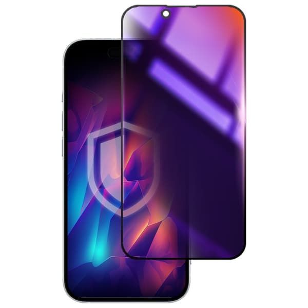 3MK Rainbow Privacy Hærdet Glas til Apple iPhone 16E