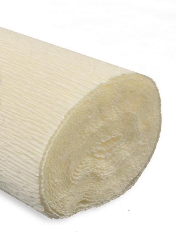 Kräpppapper 50x250cm 180g ecru