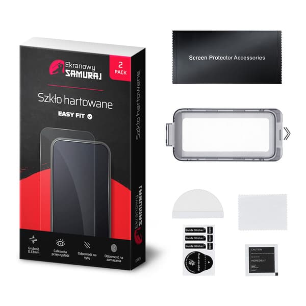 Ny Screen Samurai Privacy Glass til Apple iPhone 12 Pro Max med Easy Fit Frame | 2-pak