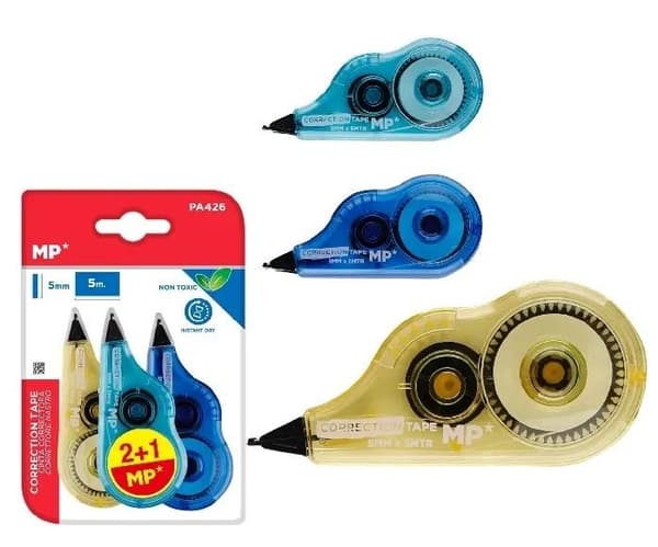 Mini korrektionstape 5 mm x 5 m 3 stk.