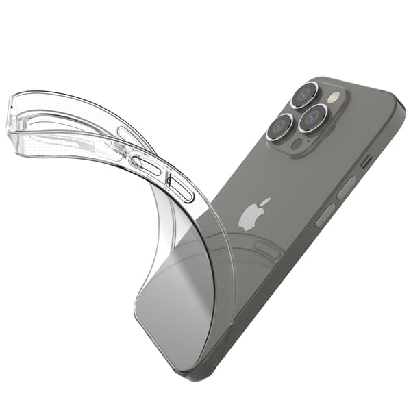 Gelfodral till iPhone 14 Pro Ultra Clear 0,5 mm - transparent