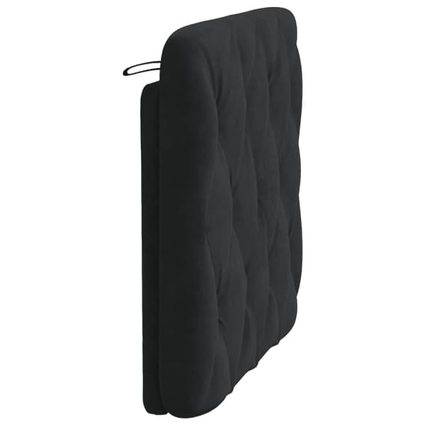 vidaXL hovedgærdehynde, sort, 90 cm, fløjl