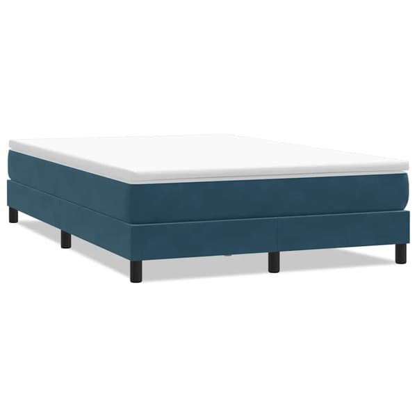 vidaXL boxmadras uden madras mørkeblå 160x220 cm