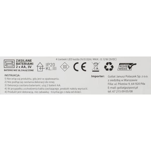 Batteridriven 3D-julgransformad adventsljusstake - vit
