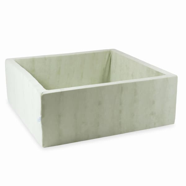 Tør pool 110x110x40 Velvet Soft Light Mint uden bolde