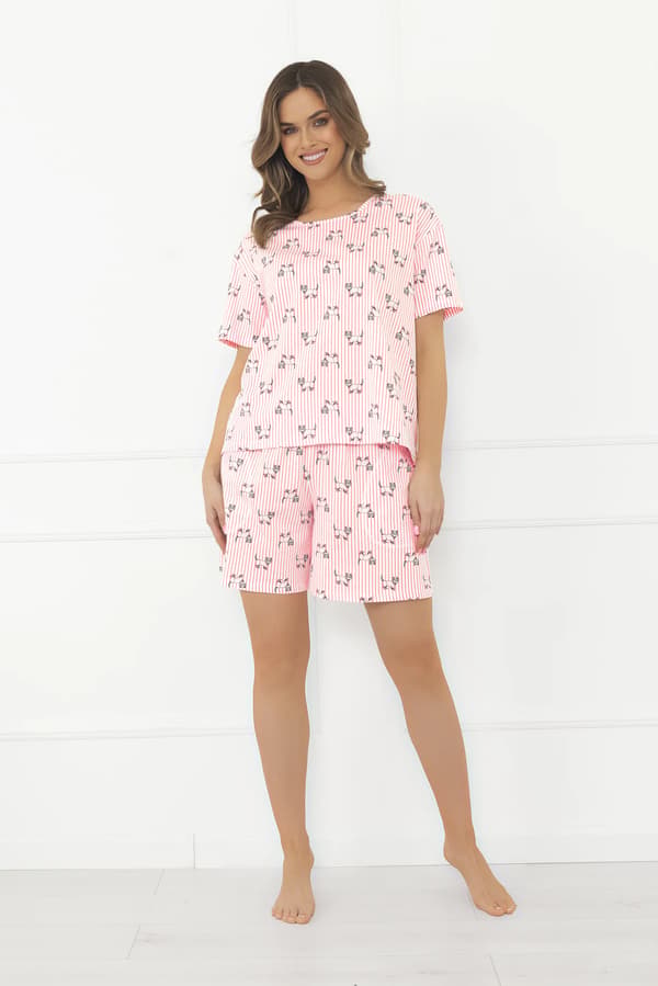 Dampyjamas, kortärmad, korta byxor, Sajla M