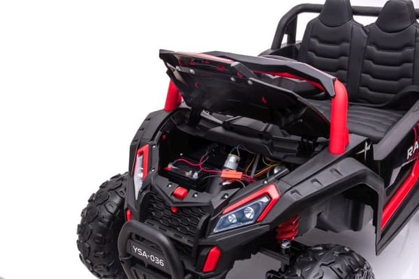 Batteridriven bil YSA036 Röd 4x4