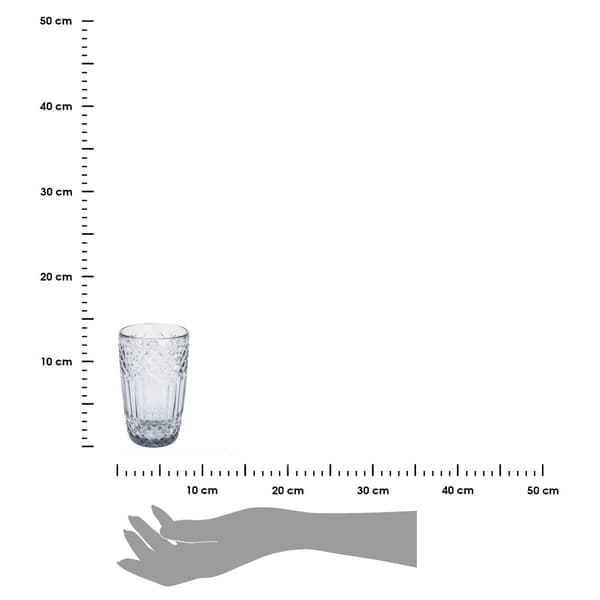 Drikkeglas 380 ml - grå