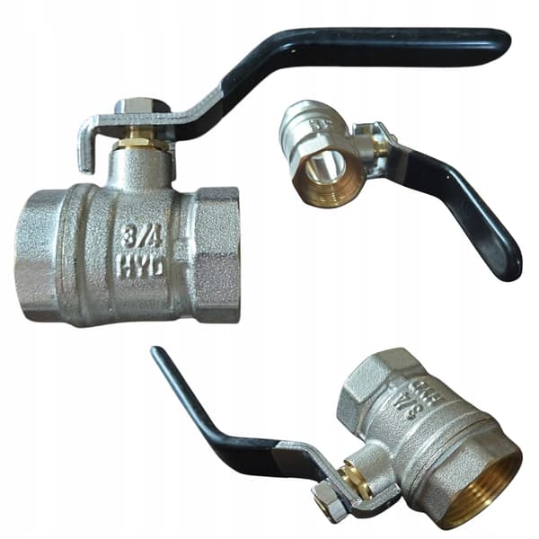 Vandkugleventil med 3/4`` drossel