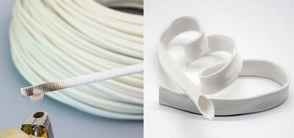 TRYTITE Silikonbelagd glasfiberrör 2,5 mm flätad 1 m