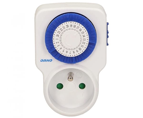 Mini mekanisk analog timer 24h 3500W nätspänning