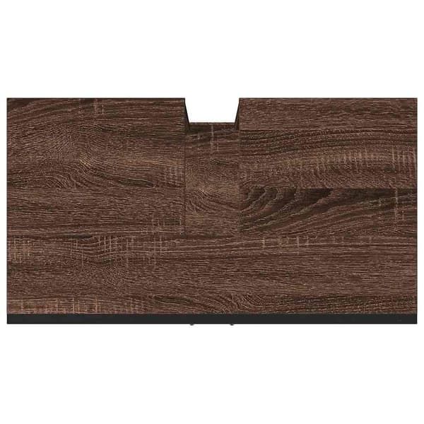 vidaXL håndvaskskab brun eg 60x33x60 cm