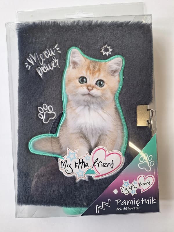 DAGBOK MED HÄNGLÅS WŁOCHACZ A5 96K KITTY PARTY6801