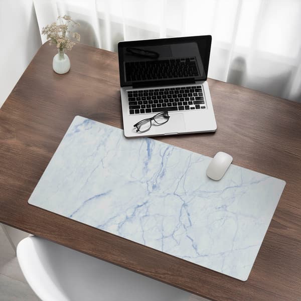 Universell skyddsmatta för datorutrustning marmorlinjer 90x45 cm