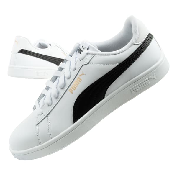 Puma Smash 3.0 L Hvid Sort [390987 11] størrelse 40