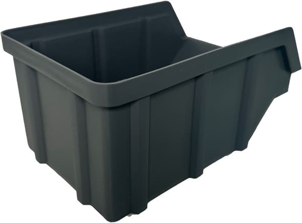 Værkstedscontainer model 2, mål 156 x 100 x 75 mm, grå