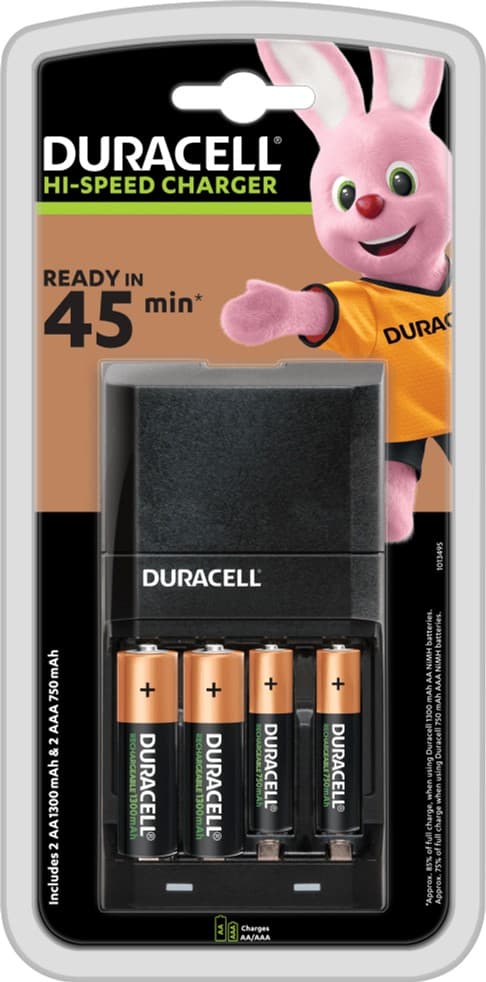 Duracell CEF 27+ AA 1300+ AAA 750 oplader