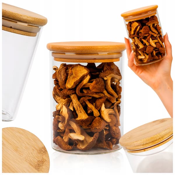 420 ml burk med trälock (ES0090W-3)