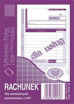 ALV-vapaa lasku 233-5