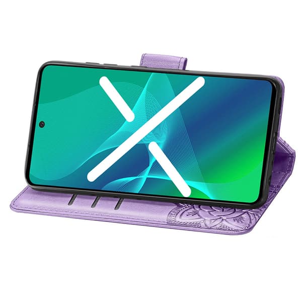 Realme C51 Butterfly Flip Cover, Lilla