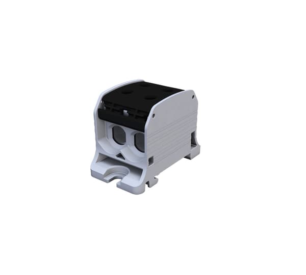 Gevindskinneforbindelse simblok STB 50-2 - Al/Cu, 87320, sort