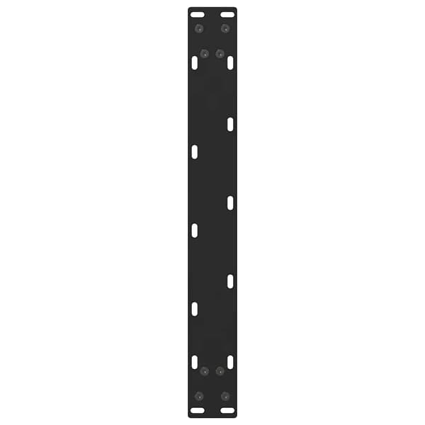 vidaXL sofabordsben, sorte, 2 stk., 70x(42-43) cm, stål