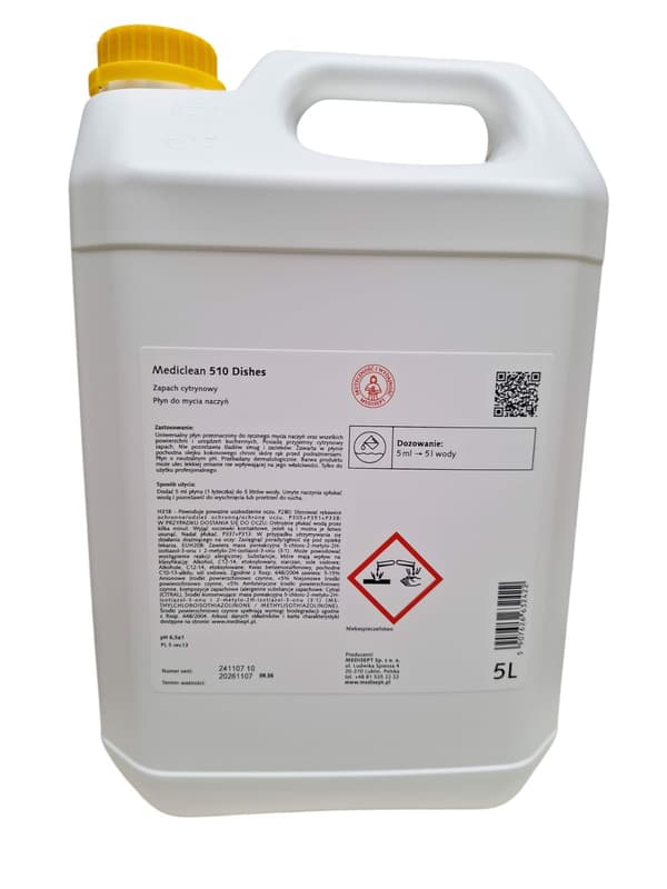 Mediclean 510 tallrikar citron 5L