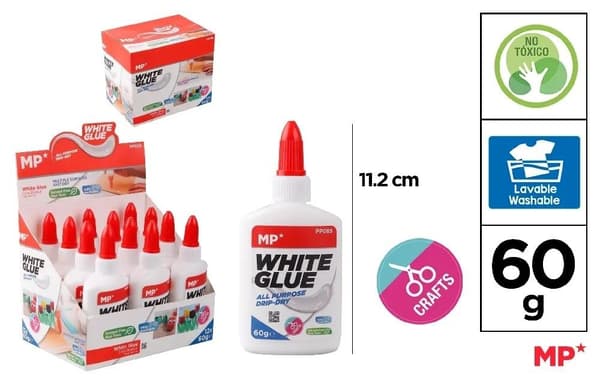Hvid flydende lim 60 ml