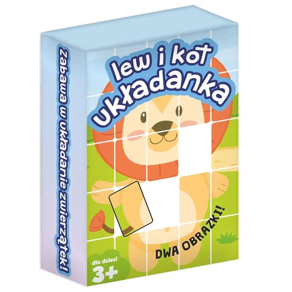 Løve og kat-puslespil
