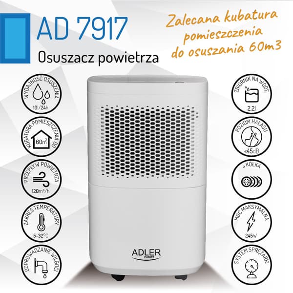 Adler AD 7917 luftavfuktare