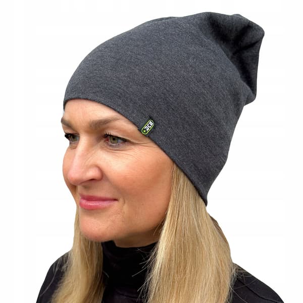 Dammössa, lång bomull, SVR sport, unisex, grafitgrå