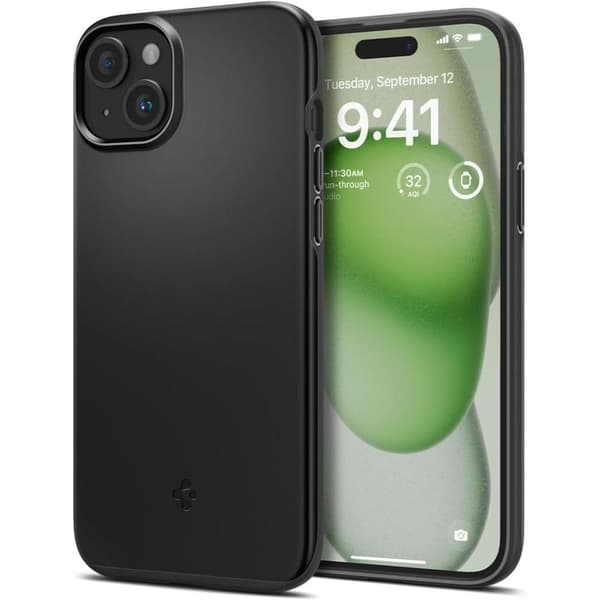 Beskyttende cover til iPhone 15 Plus Thin Fit sort